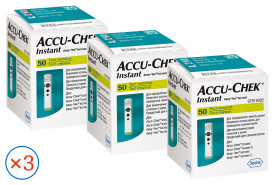 Тест-смужки Акку-Чек Інстант 50 шт. (3 упаковки)