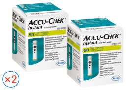 Тест-смужки Акку-Чек Інстант 50 шт. (2 упаковки)